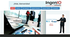 Desktop Screenshot of ingeniosoftware.com